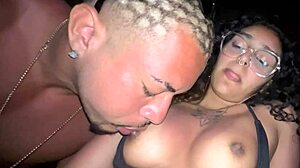 Young Married Woman Fucked in Swing Cabin, Filled with Cum.