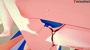 parasoul in bikini gets wild fucking in skullgirls fantasy manga