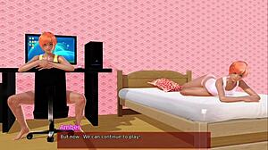 Huge tits and a monster cock in 3D animation