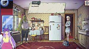 Hot Elf Blonde in Game!