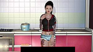 Big-boobed MILF seduces her stepson in hardcore fiction