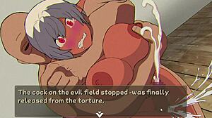 Hentai game NTR Rice continues with an elf slut getting fucked at work
