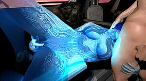 Cortana and Master Chief's 3D porn
