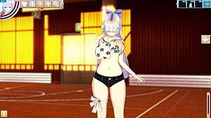 Massive Boobs JK Girl Gets Groped Hard in 3D Anime Hentai Game