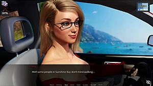 Cartoon porn with anime-style visual novel gameplay