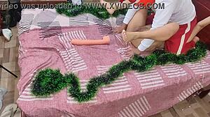 I’m suckin’ my stepmom’s big ass for Christmas, oops, meant to say lovin’!