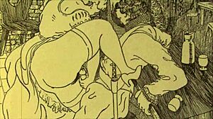 Vintage erotic drawing evokes deep emotions