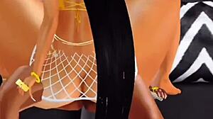 she wanted fortnite but got fuknight with intense squirting