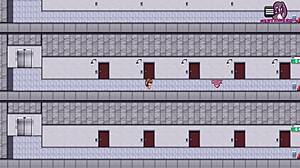 Naked at stranger's door, masturbating?