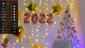 NYE Squirt Show on Webcam