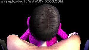 3d erotic animation of big sis giving clothed blowjob!