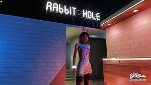 Felicia the Escort Girl Shows Off Her Small Tits in Anime Style!