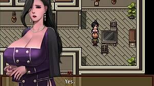 Man, getting a double titjob from two busty milfs in Zombie's Retreat hentai game part 12 is unreal!