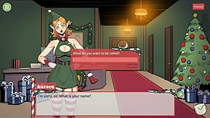 Naughty Elf Surprises Sexy Santa Wife in Xmas Hentai