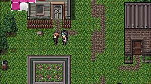 Big tits milf gets cured with big cock zombie action including cum on ass and monster cock thrusting in hentai game part 13