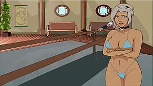 Hey Korra, show off those big tits in Four Element Trainer Book 5. Slav Part 13 has me hooked on your game moves.