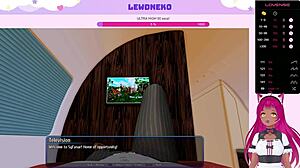 Vtuber Lewdneko starts Harem Hotel visual novel series