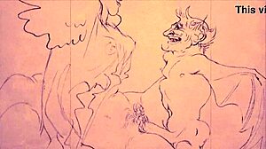 Artistic illustrations of an erotic nature from the good old days