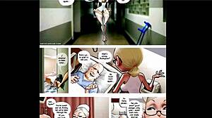 Night Nurse Tends to Patient in Anime Comics