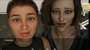 is jamie worried about liz in this 3d milf college scene