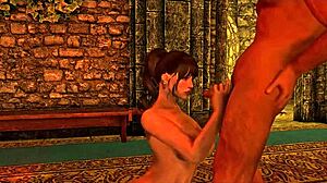 Adult cartoon based on the Skyrim Sexlab mod: The Dragonhorn