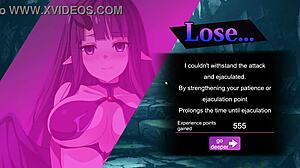 漂亮女士在Suc Dung支线色情游戏冒险提供足交