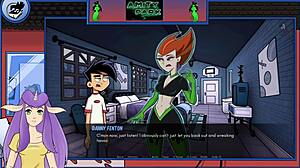 Danny Talks Boldly to Spectra in Amity Park Redux