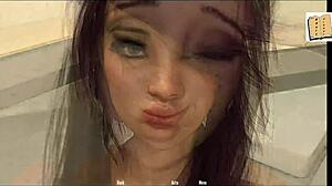 is jamie worried about liz in this 3d milf college scene