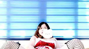 韩国女孩探索日常动漫女仆内衣生活