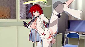 Manga-based porn with 3D animation and anime-style action