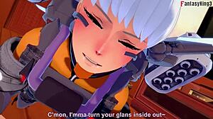 Valkyrie Blowjob POV Sex in Full Fantasy Apex Legends Scene