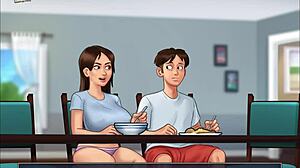 Summertime Saga 204 Erotic Anime Unleashes Raw Bedroom Action.