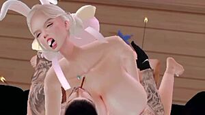 Katyqueenff在IMVU 3D卡通动漫中与粉丝享受乐趣