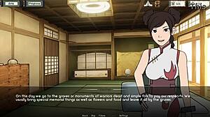 3D animated Naruto kunoichi training with Halloween theme