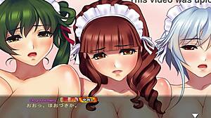 maid-san to boin game ends with a steamy orgy scene in english