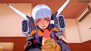 Valkyrie Blowjob POV Sex in Full Fantasy Apex Legends Scene