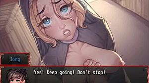 Nun gets her first taste of cock in a harem