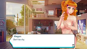 Hardcore anal action with curvy 3D gamer girl Megan in playtime