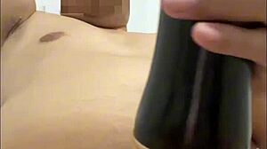 Masturbating with a Fleshlight with a small penis