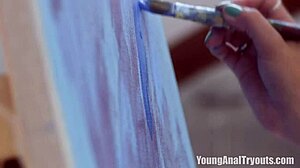 Beautiful young Vlada gets her wet pussy licked in this anal scene