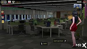 Fashionbusiness - Grabbing big boobs at work in E2 64 is daring.