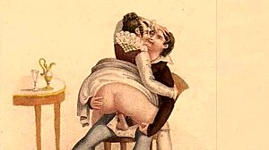 vintage erotic sketches with sensual anime vibes