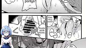 Commented gameplay with huge tits in anime-style toon