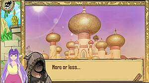 嘿，女王训练1部 阿拉丁公主茉莉大奶性感 Disney动漫游戏