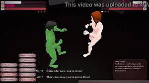 Cartoon porn with a kinky fight and big cock action