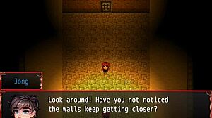 Harem in Another World Ep 12: Huge Facial and Unexpected Boner in Hentai Game