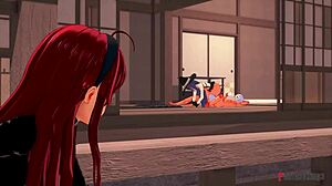 Mushoku Sexsei 1: Eris Catches Roxy Fucking and Joins for Big Tits Fantasy. Full 1hr on Sheer FantasyKing3!