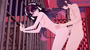 哲智、奥里和卡梅利亚能应付这个激烈的3D游戏性爱在鸣潮美丑？