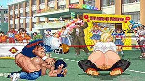Hentai Mugen: Brian Battler and Kim Dong Hwan meets Power Girl and Raven
