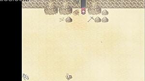 Harem in Another World Ep 12: Huge Facial and Unexpected Boner in Hentai Game